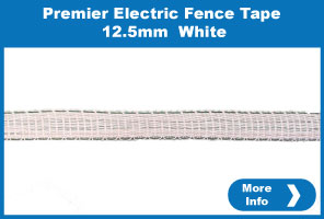 Electric-Fence-Tape-12.5mm-Premier-White