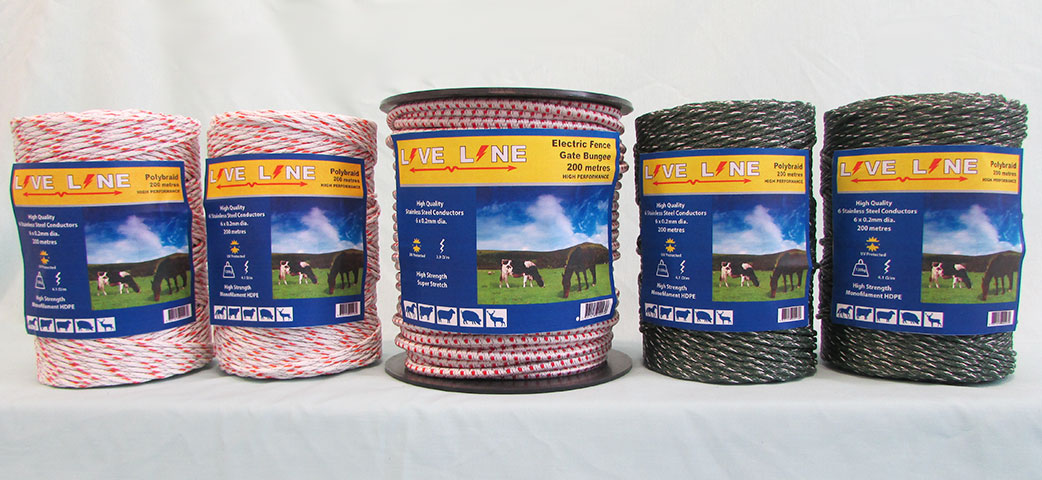 Electric Fencing Polybraid, Electric Fence Gate Bungee Cord, Electric Fence Braid
