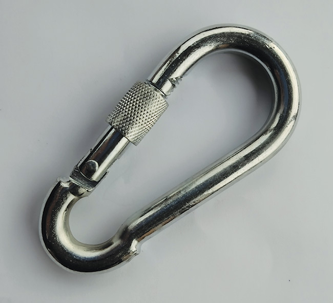 9mm Snap Hook with screw, 10mm carabiner clip with screw